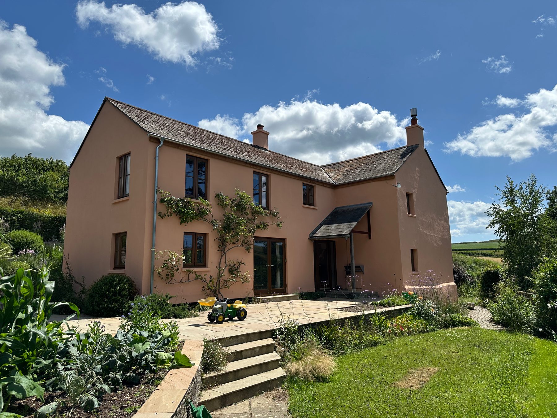 Farmhouse exterior repaint